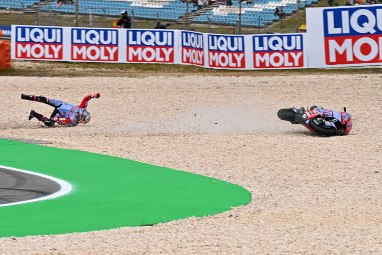 Enea Bastianinis Portugal-GP endete im Kiesbett