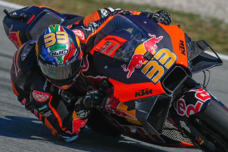Brad Binder auf der neuen RC16