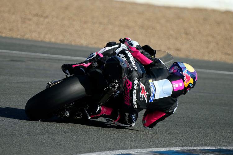 Enea Bastianini an seinem ersten Tag auf der 2021er-Ducati