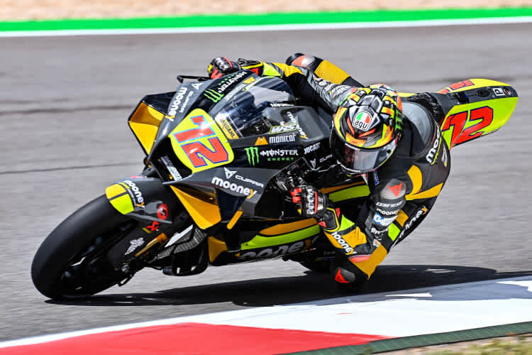 Marco Bezzecchi auf dem Weg in die zweite Startreihe