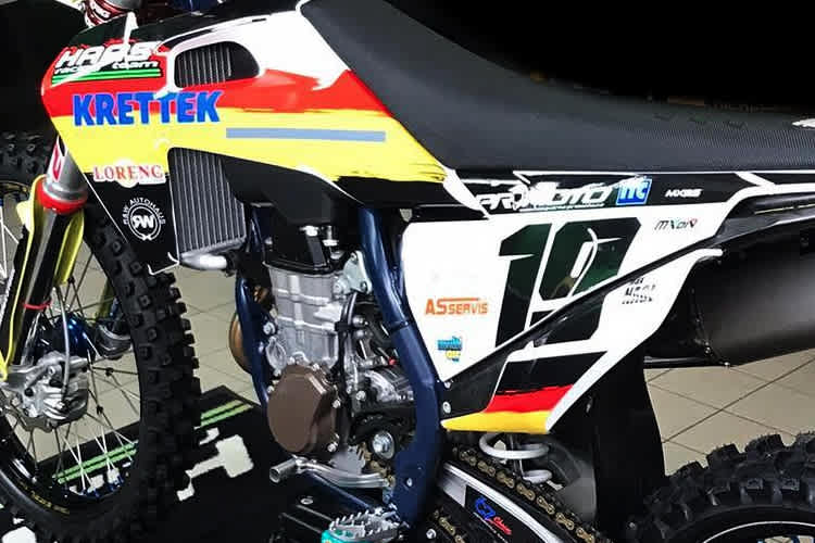 Max Nagl startet in Mantova mit der Startnummer 19
