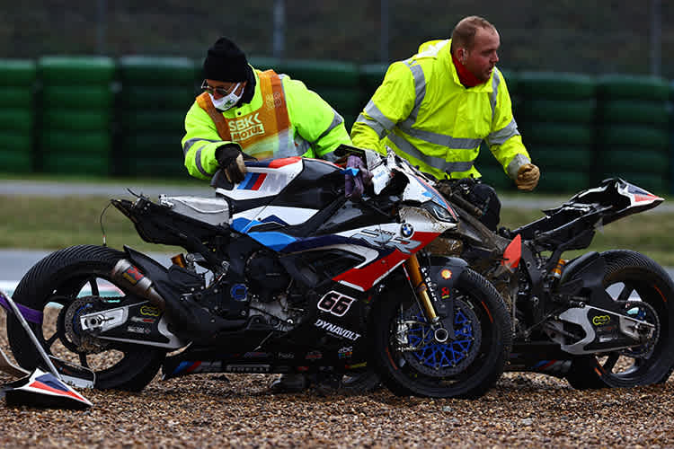 BMW hatte nach dem Crash viel Arbeit