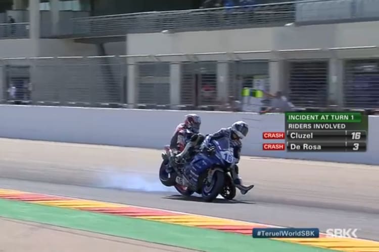 Der Rammstoss von De Rosa war hart und unerwartet