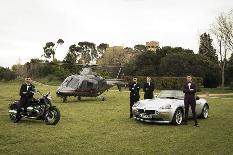 Tom Sykes, Marc Bongers, Shaun Muir und Michael van der Mark (v.l.)