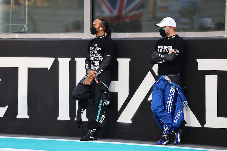 Lewis Hamilton und Valtteri Bottas