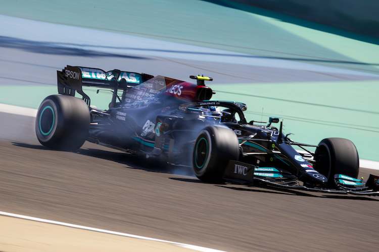 Valtteri Bottas im Mercedes W12