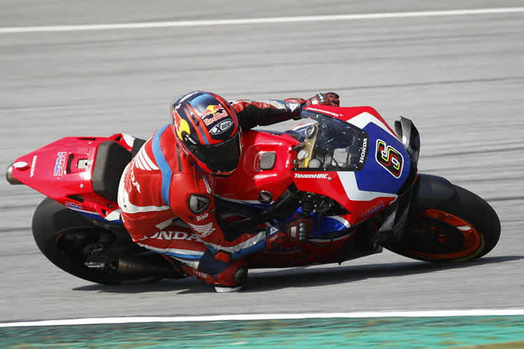 Februar 2020: Stefan Bradl in Sepang
