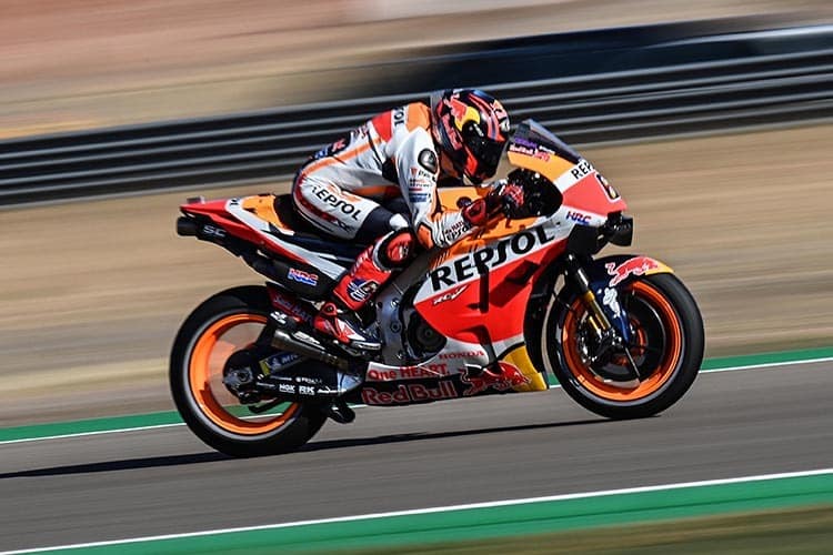 Stefan Bradl mit 350 km/h auf der Gegengeraden