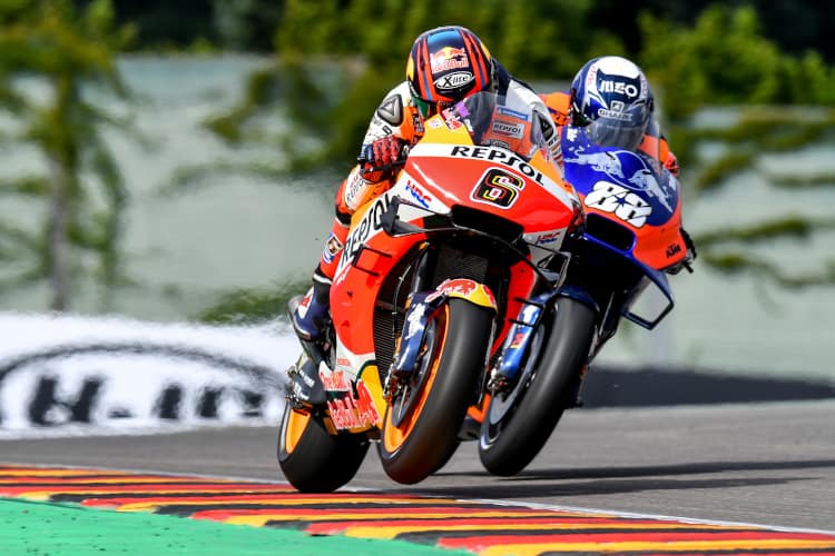 Stefan Bradl und Miguel Oliviera beim Deutschland-GP 2019
