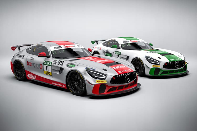 So sehen die beiden Mercedes-AMG GT4 von Bremotion in der ADAC GT4 Germany aus