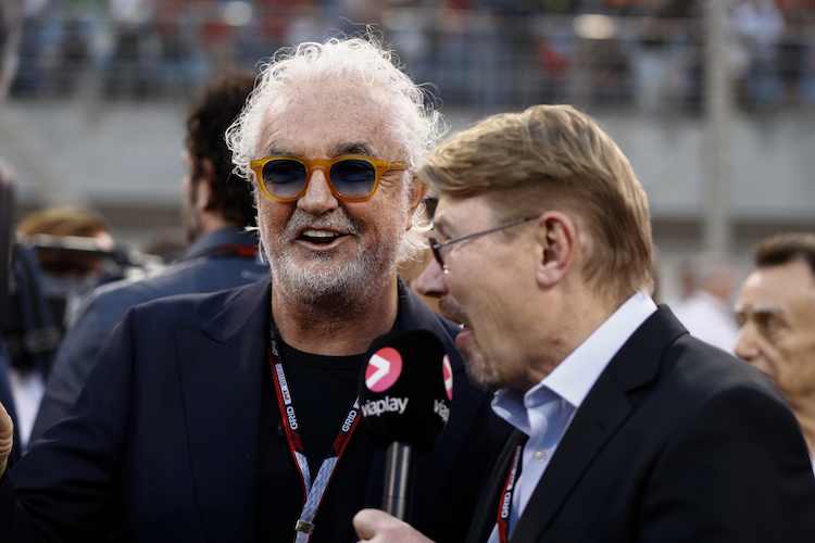 Flavio Briatore und Jean Alesi 2018 in Monaco