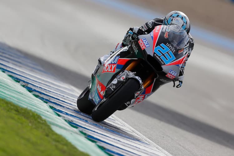 Marcel Schrötter am Freitag in Jerez