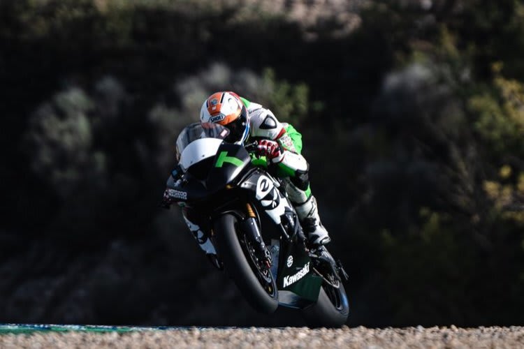 Jeffrey Buis auf der Kawasaki ZX-6R