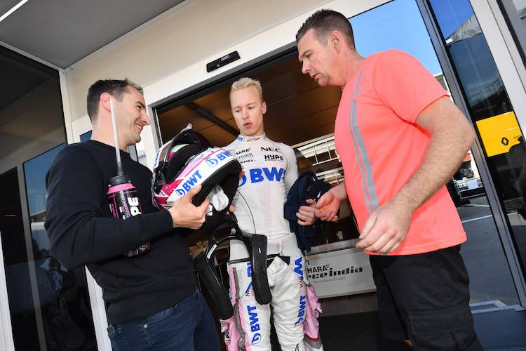 Nikita Mazepin 2018 in BWT-Farben