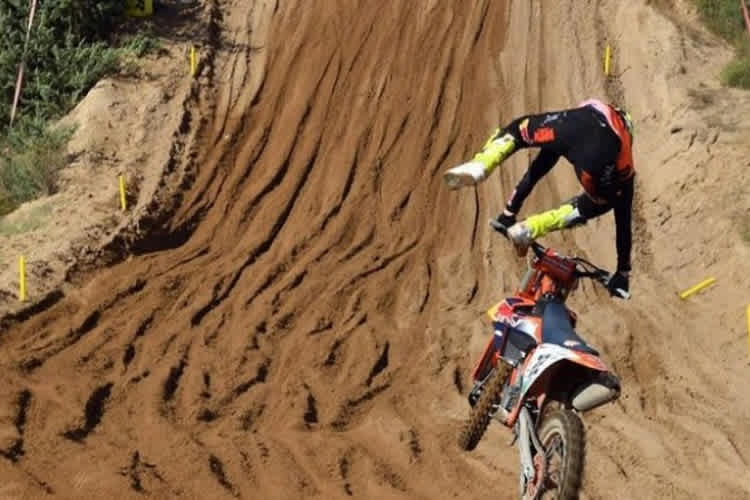 Antonio Cairoli unmittelbar vor dem Crash in Riola Sardo