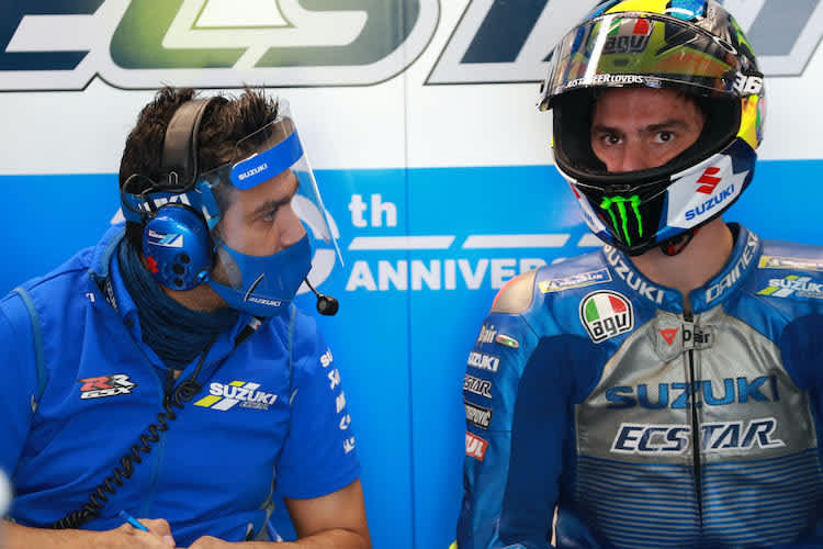 Frankie Carchedi und Joan Mir