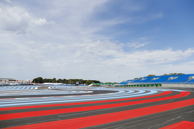 Circuit Paul Ricard: Die farbigen Streifen sind nicht nur zur Show