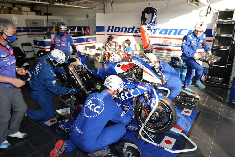 Nach Sturz: Honda fiel weit zurück