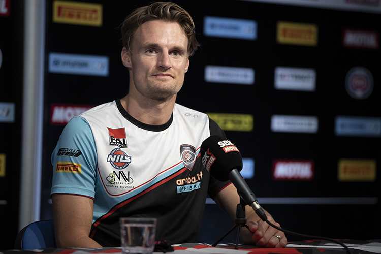 Chaz Davies war bei der Präsentation nicht persönlich dabei