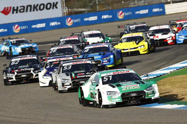 In Hockenheim traten die Turboautos ein letztes Mal auf