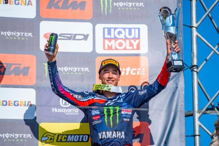 Glenn Coldenhoff fuhr in Riola Sardo endlich wieder auf das Tagespodium