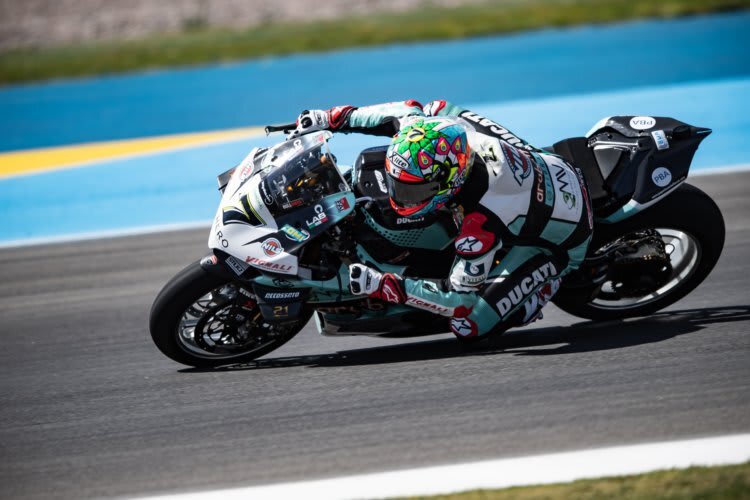 Chaz Davies ist zurück auf seiner Ducati