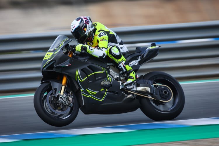 Alvaro Bautista beim Jerez-Test mit Ducati