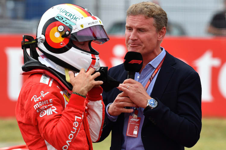 Sebastian Vettel und David Coulthard