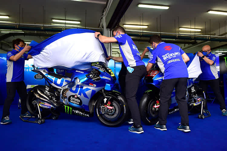 Nach dieser Saison werden die Suzuki GSX-RR womöglich für immer zugedeckt