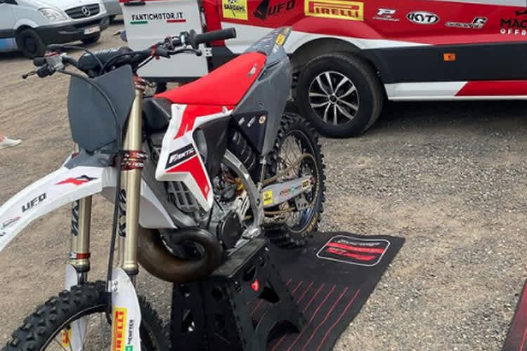 Das Arbeitsgerät von Ken de Dycker am Wochenende