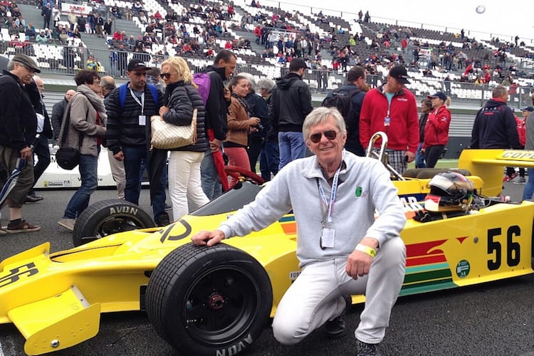 Ricardo Divila 2019 mit einem seiner Formel-1-Renner