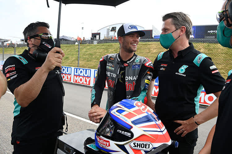 Jake Dixon am Startplatz beim deutschen GP