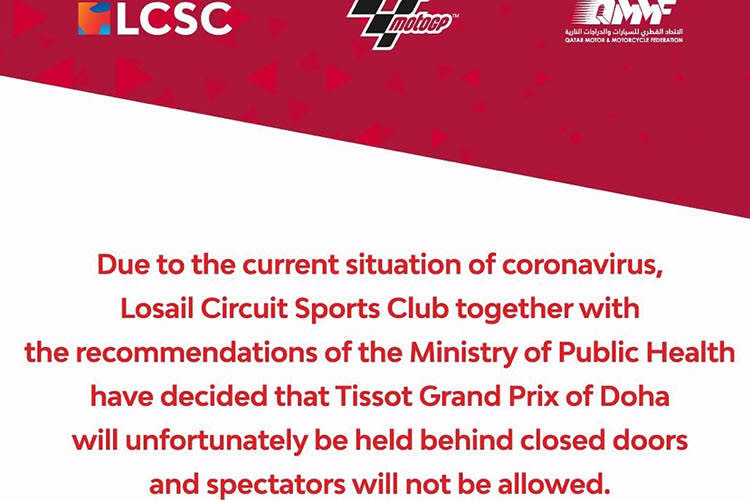 Wurde Samstagfrüh verkündet: Keine Zuschauer am Samstag und Sonntag