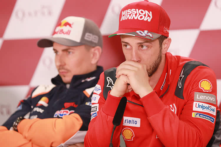 Ohne Vertrag: Lorenzo und Dovizioso