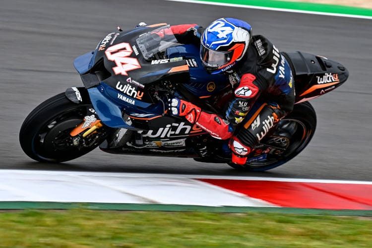 Andrea Dovizioso auf der WithU-Yamaha