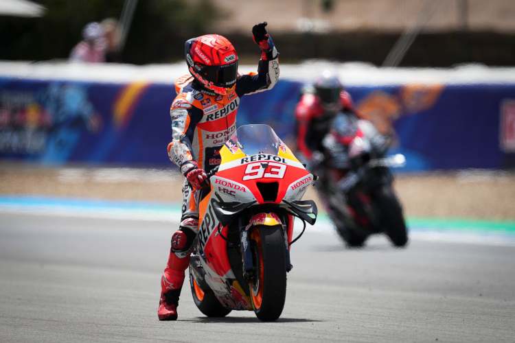 Marc Márquez wartet laut Aleix Espargaró nicht nur vor dem Practice-Start auf der Strecke