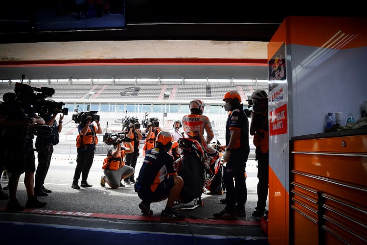 Das Comeback von Marc Márquez wurde von den Kameras begleitet