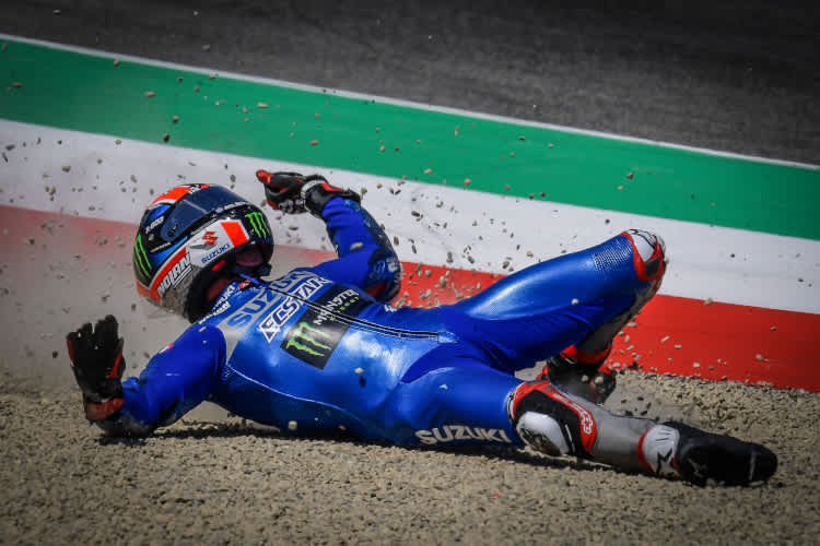 Wieder auf dem Boden: Alex Rins