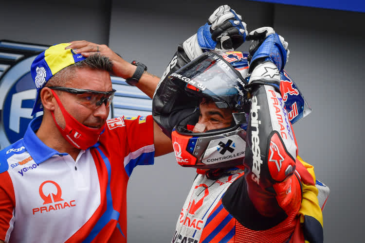 Nach dem Spielberg-Triumph: Jorge Martins Ankunft im Parc Fermé