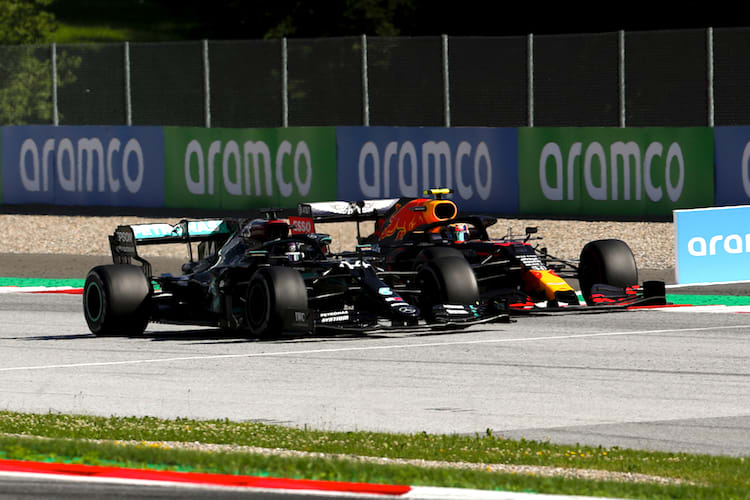 Lewis Hamilton gegen Alex Albon