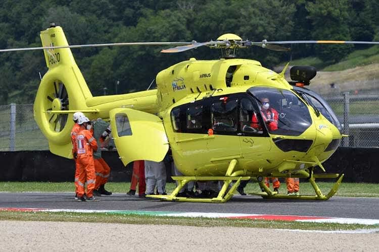 Nach 30 Minuten wurde Dupasquier nach Florenz geflogen