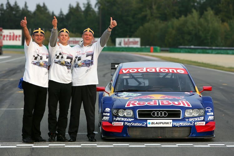 2004 und 2007 wurde Ekström mit Abt DTM-Champion