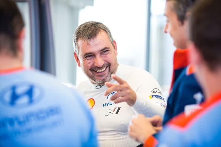 Daniel Elena, der Beifahrer von Sébastien Loeb