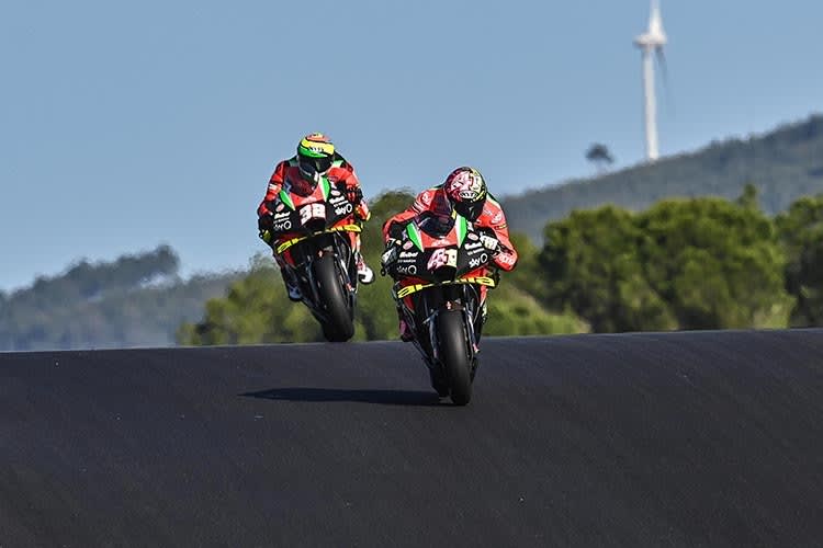 Portimão: Aleix Espargaró hat Savadori im Schlepptau