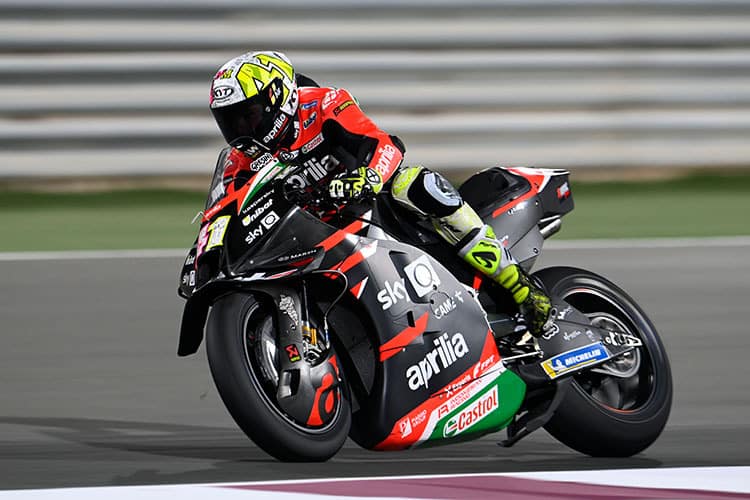 Aleix Espargaró auf der Aprilia RS-GP21