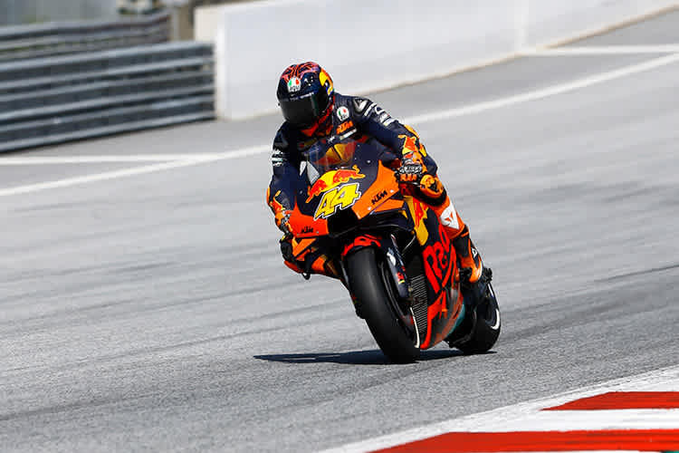 Pol Espargaró vor dem Turn 1 in Spielberg