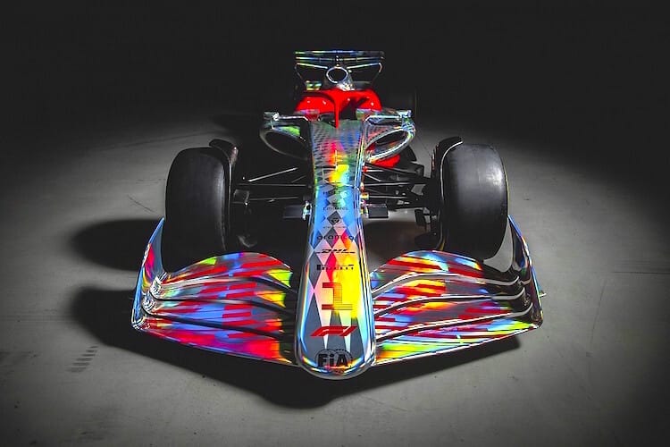 Diese Konzeptstudie eines 2022er Autos stellte die Formel 1 selber vor