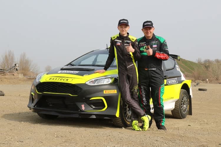 Fabio Schwarz mit seinem Vater Armin