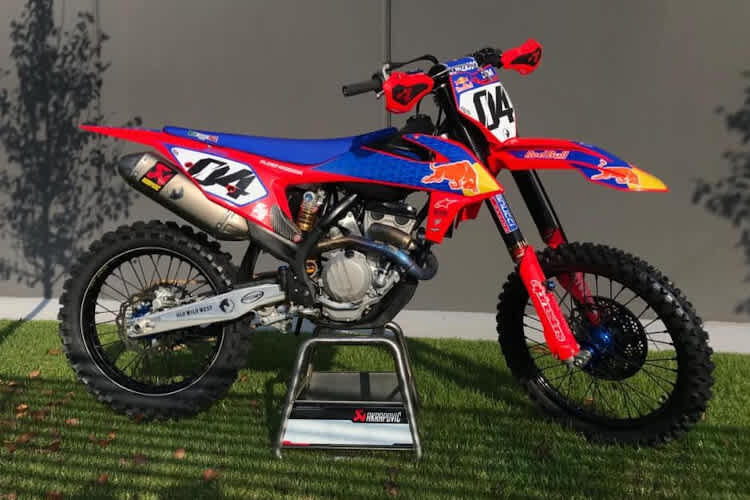 So sieht das Trainingsbike von Andrea Dovizioso aus