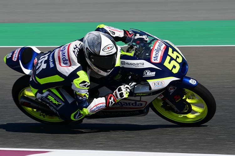Romano Fenati auf der Moto3-Husqvarna